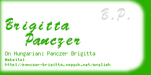 brigitta panczer business card